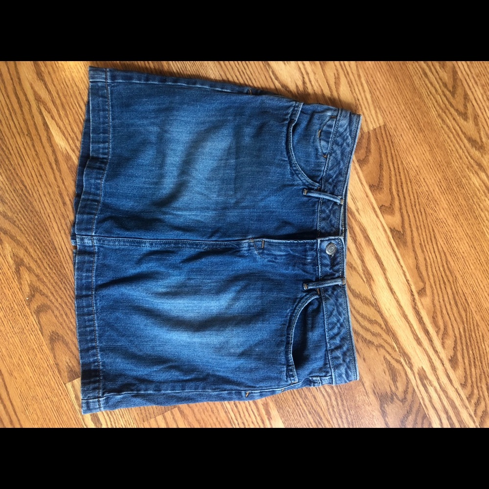 Banana Republic Mini Jean Skirt